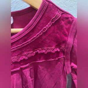 Naartjie Long Sleeve Dress - Fuchsia